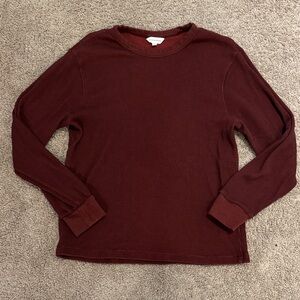 Men's Burgundy Thermal